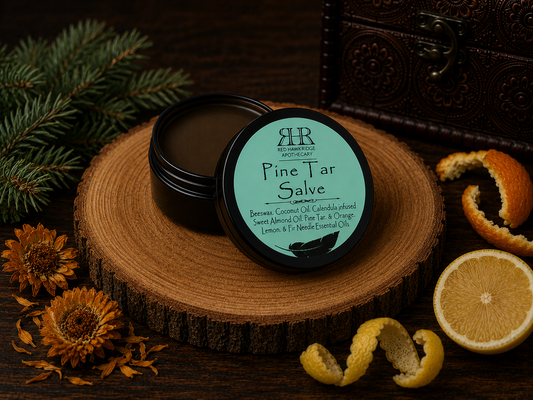 Pine Tar Salve: Traditional Herbal Support for Dry, Rough & Irritated Skin