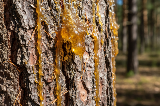 Collecting Pine Pitch