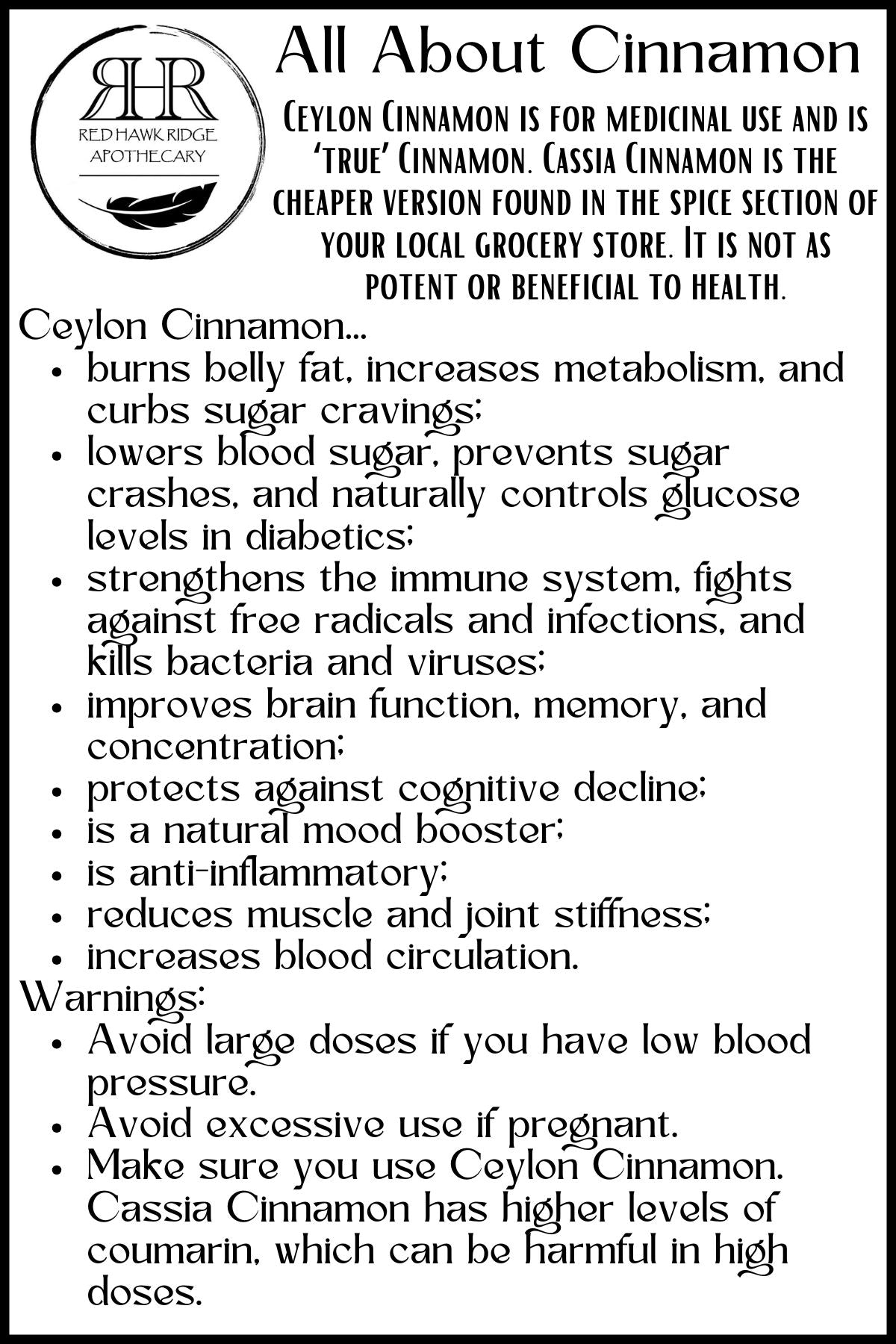 Ceylon Cinnamon Capsules
