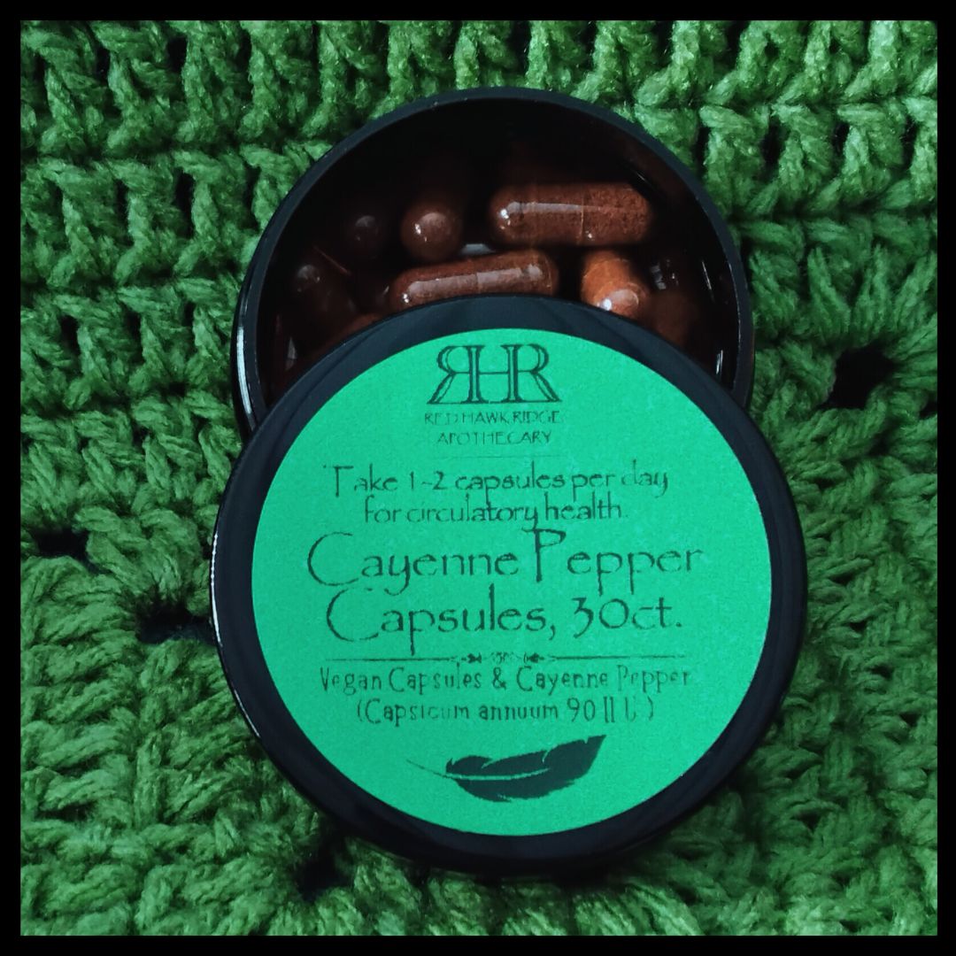 Cayenne Pepper Capsules, 90K H.U.