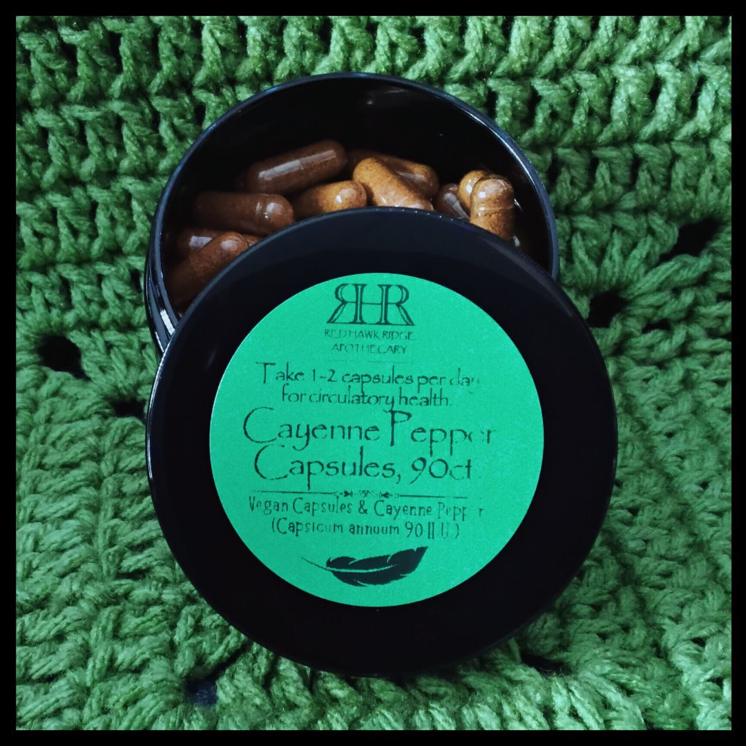 Cayenne Pepper Capsules, 90K H.U.